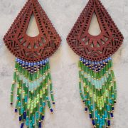 Suzy Greenberg Fan Earrings