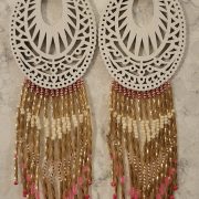 Shiny Happy People Oval Earrings
